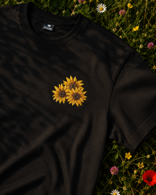 Vortex golden bloom tee.