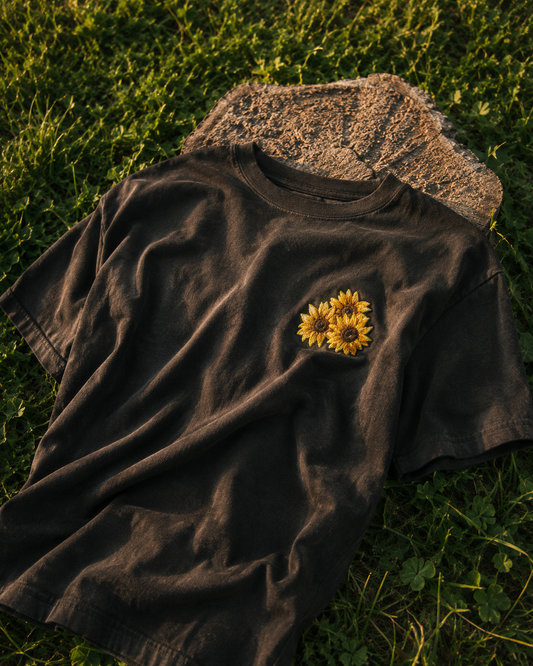 Vortex golden bloom tee.